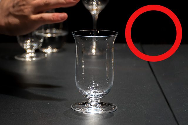 グラスの保管方法